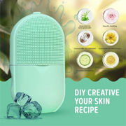 Ice Roller + Silicone Face Mask Brush Applicator