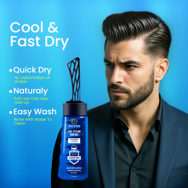 Ecrin Cool Styling Hair Gel With Active Collagen (280ml)