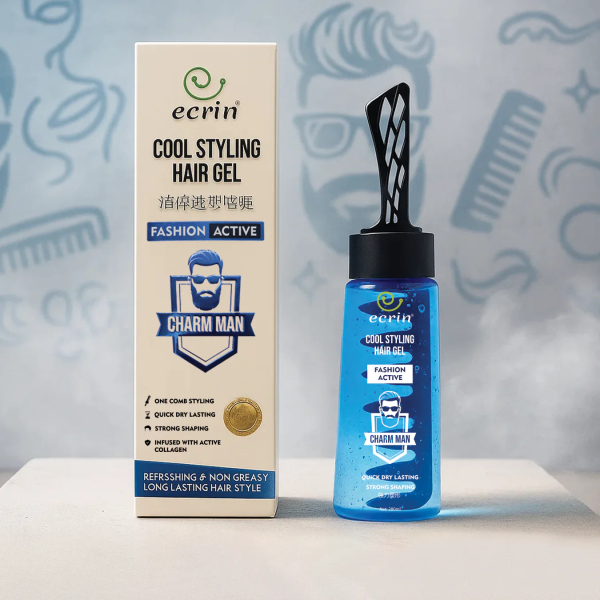 Ecrin Cool Styling Hair Gel With Active Collagen (280ml)