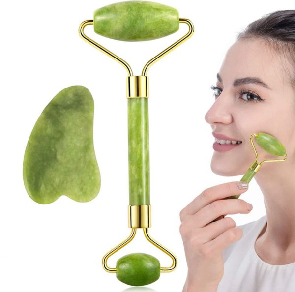 Jade Roller With Gua sha