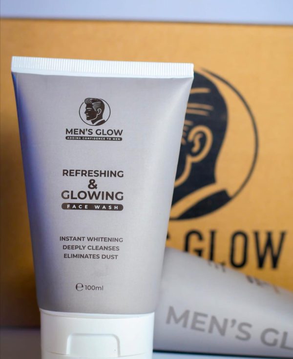 Men’s Glow Facewash Bundle – Facewash + Whitening Cream Combo Set